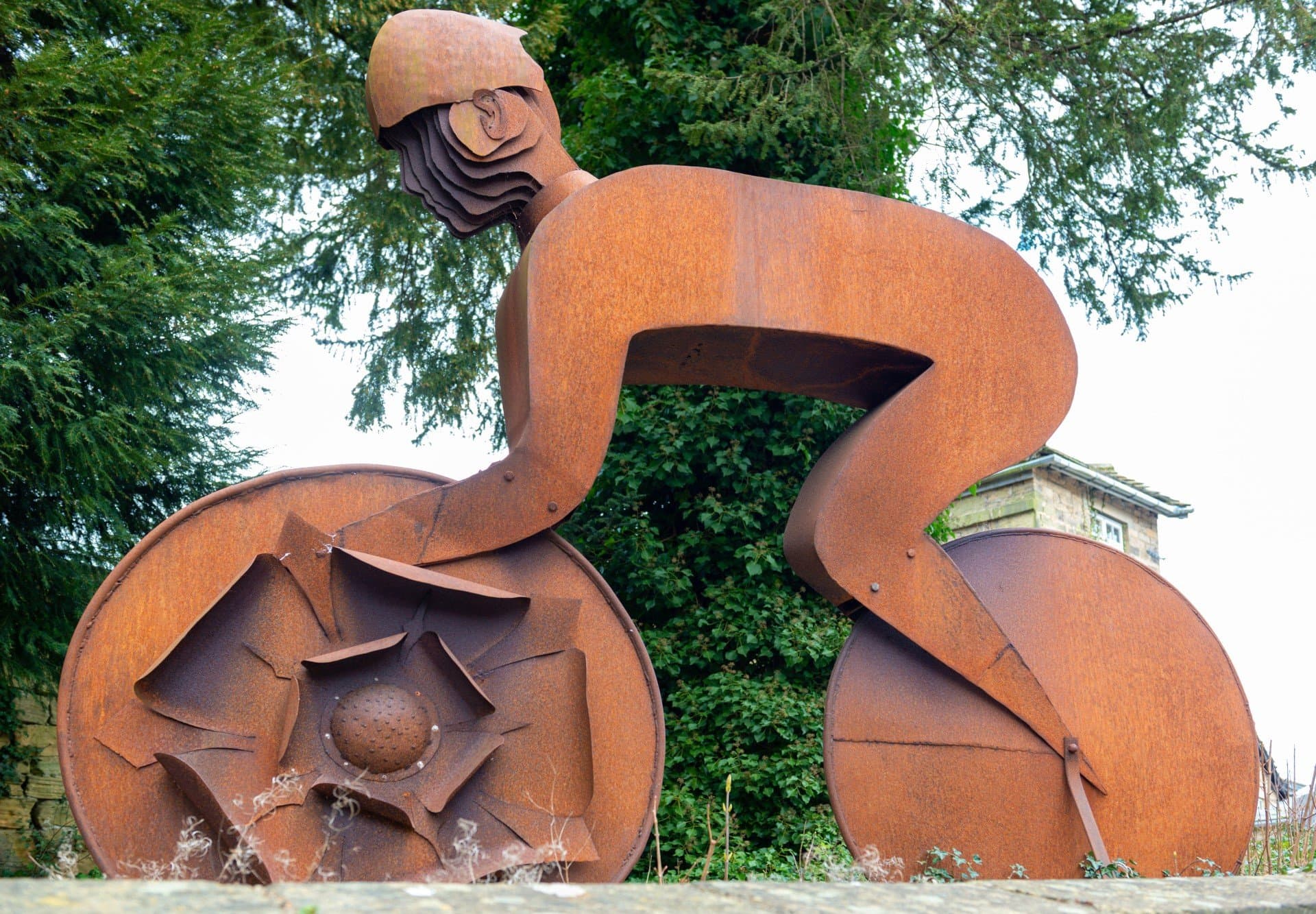 The Cyclist - Penistone Roundabout Sculpture image 5